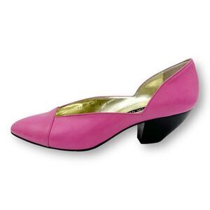 Walter Steiger Hot Barbie Pink Leather Pump Sz 8